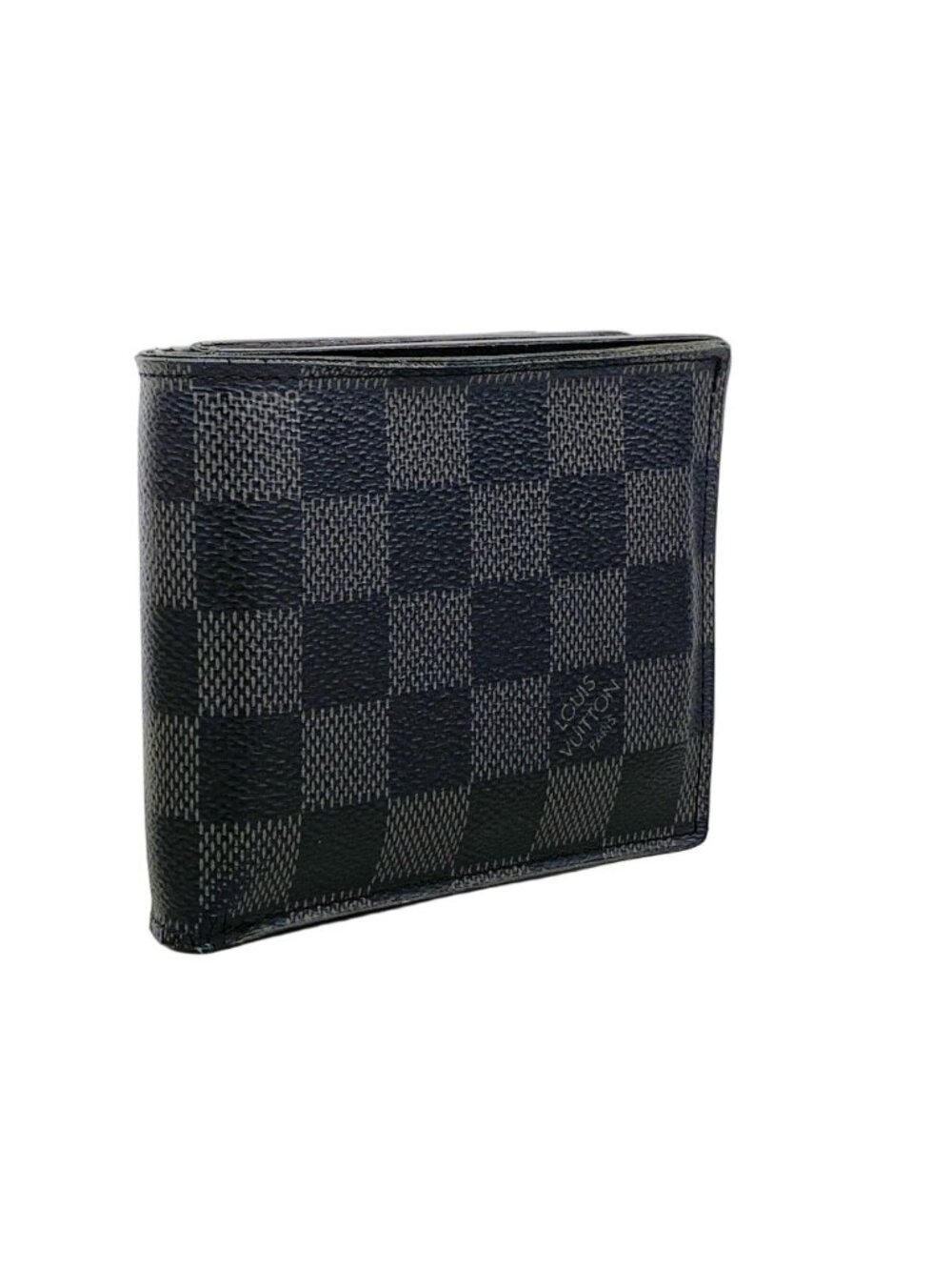 Louis Vuitton Wallet Damier Graphite Portefeuille Amerigo NM Black Gray - Picture 2 of 9